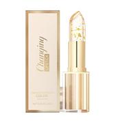 Lápiz Labial De Cambio De Color Para Mujeres - 3.5g Gloss Voluminizador Tintado | Bálsamo Labial Hidratante No Graso Con Lámina De Oro - Para Mujer Belleza Piel Seca Invierno Noche Citas