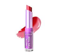 Lápiz labial en dos en uno, lápiz labial de doble color Shimmer lápiz labial de color perla terciopelo hidratante sin pegajoso lápiz labial de taza humectante gradual mordiendo lápiz (04#)