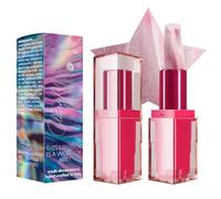 Lápiz labial espumoso: de color labial de brillo impermeable, maquillaje de alto brillo para mujeres | Crema de pigmento y hidratante, acabado y para la noche de fiestas de bell
