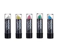 Lápiz Labial Holográfico Brillante por Moon Glitter - 5g - Set de 5 colores