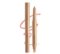 Lápiz Labial Líquido 2 en 1 Impermeable - Con Perfilador y Delineador Integrados, Formula Longwear Sin Desvanecimiento ni Transferencia - Color Nutritivo para Maquillaje Diario (#2)