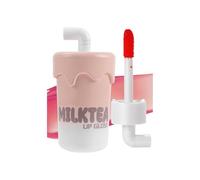 Lápiz labial líquido mate mancha de esmalte de labios Milktea Gloss Tonos hidratantes Hermosos accesorios de maquillaje para mujeres Lápiz labial líquido Tonos mate ligero Milktea Gloss Glaze
