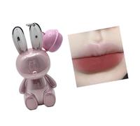 Lápiz Labial Líquido Mate Maquillaje Impermeable Desgaste Duradero No None Stick Lápiz Labial 2 En 1 Llavero Brillo Labios Para Mujer Esmalte Labios