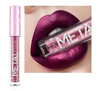 Lápiz labial líquido metálico Color de labios Copa antiadherente Maquillaje de color de esmalte de labios mate, Maquillaje de belleza de perlas