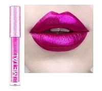 Lápiz labial líquido metálico Color de labios Copa antiadherente Maquillaje de color de esmalte de labios mate, Maquillaje de belleza de perlas