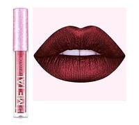Lápiz labial líquido metálico Color de labios Copa antiadherente Maquillaje de color de esmalte de labios mate, Maquillaje de belleza de perlas