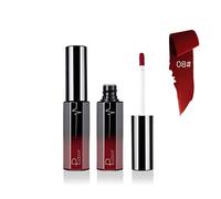 Lápiz labial líquido para mujer, terciopelo mate, fácil de colorear, brillo de labios hidratante, duradero, resistente al agua, mate, maquillaje líquido