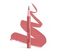 Lápiz labial líquido resistente al agua, 2 en 1, redondo, acabado mate, #07 | Lápiz de contorno de labios, secado rápido, altamente pigmentado, contorno de labios preciso, tinta suave para contorno de