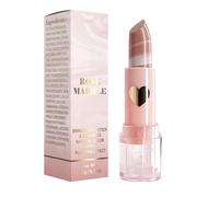 Lápiz labial marco de mármol - 7G Fórmula hidratante | Tinte de bálsamo de ligero hidratante de brillo mate mate | Color para maquillaje diario y ocasiones especiales