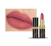 Lápiz Labial Mate Para Mujeres Cobertura Palabra Labial Lip Stick Altamente Pigmentada Pulverización A Prueba Manchas Y Lápiz Aplicación Suave A Prueba Agua