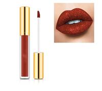 Lápiz Labial Nacarado Y Brillante Estuche De ABS Cómodo Y Amigable Con Brillo Para Viaje Color Mate