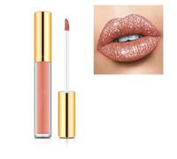 Lápiz Labial Nacarado Y Brillante Estuche De ABS Cómodo Y Amigable Con Brillo Para Viaje Color Mate