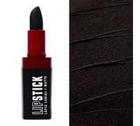 Lápiz labial negro mate, de larga duración con sexto beso, resistente al agua y distribución de color intenso, lápiz labial antiadherente Copa Retro maquillaje para fiestas, Masquerade Halloween