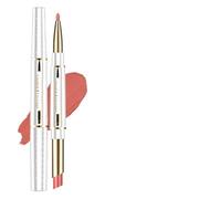 Lápiz labial resistente al agua, accesorio de maquillaje hidratante de doble extremo, delineador de labios natural, para mujeres, novias, viajeros, bodas, amantes de la belleza, vida cotidiana