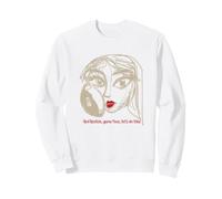 Lápiz Labial Rojo de fútbol para Mujer, Cara de Juego, Vamos a Hacerlo Sudadera