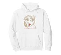 Lápiz Labial Rojo de fútbol para Mujer, Cara de Juego, Vamos a Hacerlo Sudadera con Capucha