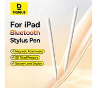 Lápiz Magnético Baseus para Apple Pencil, Conexión Bluetooth para iPad Pro, Air, Mini, Rechazo de Palma, Inclinación, Presión, Lápiz para Tablet