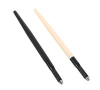 Lápiz Manual para Tatuar de Punta Redonda, Madera Mate, 2 Piezas