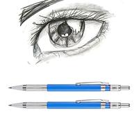 Lápiz Mecánico de Metal de de 2,0 Mm Para Escritura de Pruebas de Diseño, Adecuado Para útiles escolares; Lápiz Click Para Dibujar, Plástico/Metal, Como Se Muestra En La Imagen, 2 Piezas