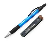 Lápiz Mecánico Faber-Castell TK-Fine 0.5mm Barril Azul + 1 Tubo de Mine de B