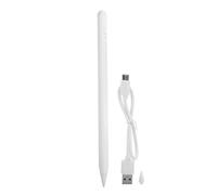 Lápiz óptico Activo para Tableta para Tableta iOS, lápiz óptico magnético con sensibilidad de inclinación de rechazo de Palma, Punta Pom precisa de 1,5 mm para Dibujar diseño de (Blanca)