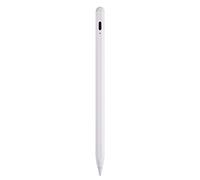 Lápiz Óptico Capacitivo Compatible con Huawei, para XIAOMI Mi Pad Pro, Lápiz de Entrada Recargable, Lápiz Táctil Activo para iOS/Android (Blanco)