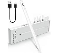 Lápiz óptico compatible con iPhone 16, 15, 14, 13, 12, 11 Pro Plus Max, compatible con Apple Pencil y pantallas táctiles de iPhone - Blanco