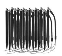 Lápiz Óptico de Pantalla Táctil Resistente, 15 Piezas con Cuerda de Resorte para POS PDA Navigator, ABS