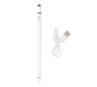 Lápiz óptico digital activo para pantallas táctiles, punta fina de 1,6 mm, recargable, con diseño de doble extremo para iPad, iPhone, Samsung y