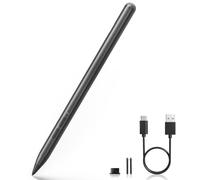 Lápiz óptico Microsoft Surface, 4096 Niveles de Presión, Inclinación & Rechazo de Palma, Magnético, Carga Rápida 1H, Surface Pro 11/10/9/8/7/6/5/4/3/X, Go 4/3/2/1, Laptop 6-1, Studio, Book 3/2/1(Gris)