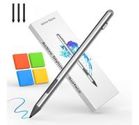 Lápiz óptico para Microsoft Surface - Compatible con Surface Pro 11/10/9/8/7/6/5/4/3/X, Surface Go 4/3/2/Laptop/Studio/Book, sensibilidad a la presión 4096, Carga rápida USB-C, magnético