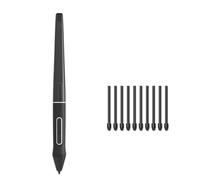 Lápiz Óptico PW517 Digital 8192 Lápiz Óptico a Presión + 10 Puntas de Repuesto para Monitor de Dibujo Huion Sin batería