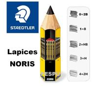 lápiz original Staedtler Noris 2B/B/HB/H/2H fespu shop