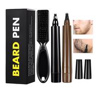 Lápiz para Barba para Hombres, 3 Pièce Homme Beard Pen Filler para Hombres, Kit De Pluma De Relleno, To Fill, Define & Sharpen Hair, Barba & eyebrow Colour
