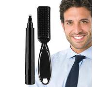 Lápiz para barba, resistente al sudor para hombres, máscara de pestañas para aplicación sin costuras, juego de pluma de relleno de barba, oscurecimiento de barba para hombres para barba y cejas