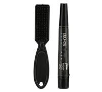 Lápiz para Bigote, Cepillo para Barba, Juego de Rellenos de Bolígrafo para Bigote a Prueba de Agua, 4 Puntas de Larga Duración para Rellenar el Bigote(negro)
