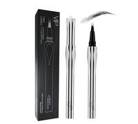 Lápiz para cejas, Lápices para cejas para mujer,Lápiz de cejas Delineador de cejas - Lápiz para cejas resistente al agua de 2 puntas, delineador de cejas con lápiz para cejas de larga duración, lápice