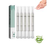 Lápiz para el cuidado de uñas Mullend: sérum reparador 3 en 1 que fortalece y repara las uñas dañadas de los pies. Contiene aceite de árbol de té, endurecedor y blanqueador de, 4 ml (5 piezas)