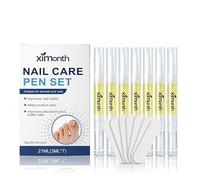Lápiz para hongos en uñas - Pack 7 uds, Para uñas descoloridas, engrosadas y quebradizas, Fórmula suave de acción rápida