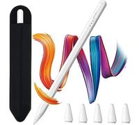 Lápiz para iPad, Stylus Pen Apple 2018-2025, Carga Rápida, Detección de Inclinación, Rechazo de Palma para iPad 11 A16/10/9/8/7/6 Gen, iPad Pro 11/12.9/13", Mini 6/5, Air 3/4/5/M2/M3