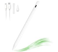 Lápiz para iPad，Stylus Pen para iPad con rechazo de Palma, Sensible a la inclinación y diseño magnético, lápiz Digital Compatible con Modelos 2018 y posteriores (iPad Pro 2021 11 Inch, iPad 8th Gen