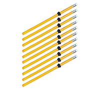 Lápiz para mejorar la concentración silenciosa Plan de tuerca de metal permanente para pacificar la herramienta de percepción de sugerencias del maestro para la escuela Lápiz de plomo negro con tuerca