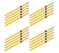 Lápiz para mejorar la concentración silenciosa Plan de tuerca de metal permanente para pacificar la herramienta de percepción de sugerencias del maestro para la escuela Lápiz de plomo negro con tuerca