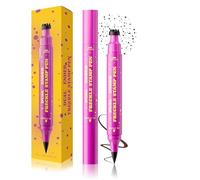 Lápiz para pecas 2 en 1 de doble punta, profesionalmente resistente al agua, punta precisa, de larga duración y resistente a las manchas. Crea fácilmente un look de maquillaje bronceado, natural y dur