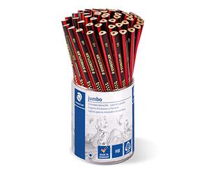 Lápiz para principiantes Staedtler 1285 2 KP50 Noris Club Jumbo, grado de dureza HB, estuche con 50 unidades