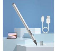 Lápiz para Surface Pro 12/11/10/9/8/7, Stylus Pen Recargable con Rechazo de la Palma, 4096 Niveles de Presión, Magnético para Surface Laptop 1-5, Go 3/2, Book, Studio - Incluye 3 Puntas de Repuesto