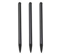 Lápiz para Tableta - 11,5 cm Capacitivo Negro/Plateado/Rojo 3 Piezas, Control de táctil, Herramienta de Escritura de Pantalla tareas de Dibujo Digital, Escritura de Notas móvil