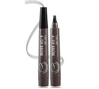 Lápiz Para Tatuaje de Cejas, Microblading de 4 Puntos, Crea Maquillaje Duradero y Natural, Cubre Áreas Dispersas, Lápiz Impermeable