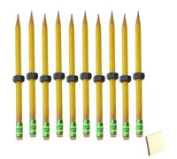 Lápiz para Tdah, Lápices con Rosca, Juguete Sensorial Silencioso con Tuerca y Borrador, Bolígrafo Giratorio para Calmar y Aliviar La Ansiedad, Perfecto Escuela, La Oficina El Hogar(10pcs)