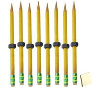 Lápiz para Tdah, Lápices con Rosca, Juguete Sensorial Silencioso con Tuerca y Borrador, Bolígrafo Giratorio para Calmar y Aliviar La Ansiedad, Perfecto Escuela, La Oficina El Hogar(8pcs)